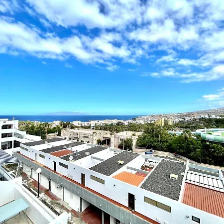 Apartamento Con Bonita Vistas, Wifi, Playa Cerca En Tenerife Sur