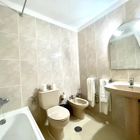 Apartamento Con Bonita Vistas, Wifi, Playa Cerca En Tenerife Sur